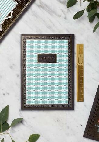 Art Deco Diamonds Notebook, £4